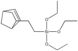 ((5-双环[2.2.1]庚基-2-乙基)乙基)三乙氧基硅烷 结构式