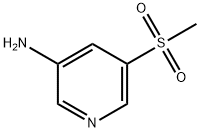 5-(甲基磺酰基)吡啶-3-胺 结构式