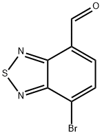 7-溴-4-醛基苯并[C][1,2,5]噻二唑 结构式