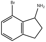 1-氨基-7-溴茚满盐酸盐 结构式