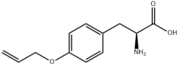 O-烯丙基-L-酪氨酸 结构式