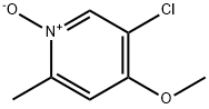 2-甲基-5-氯-4-甲氧基吡啶氮氧化物 结构式