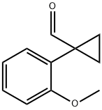 1-(2-METHOXYPHENYL)CYCLOPROPANE-1-CARBALDEHYDE 结构式