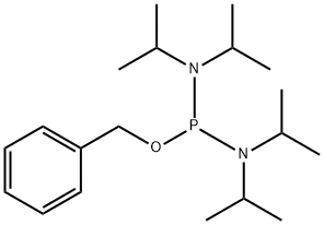 苄基N,N,N',N'-四异丙基磷酸二胺 结构式