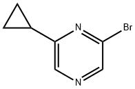 2-bromo-6-cyclopropylPyrazine 结构式