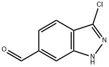 3-CHLORO-1H-INDAZOLE-6-CARBALDEHYDE 结构式