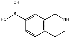 (1,2,3,4-四氢异喹啉-7-基)硼酸 结构式