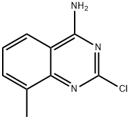 2-chloro-4-amino-8-methylquinazoline 结构式