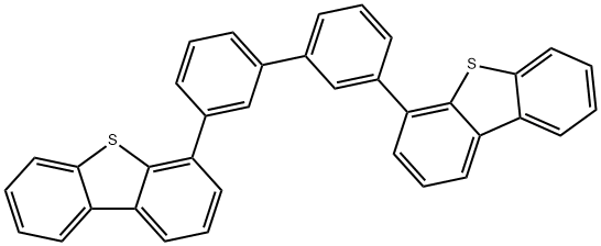 3,3'-二(二苯并噻吩-4-基)-1,1'-联苯 结构式