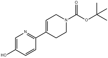 tert-butyl 5,6-dihydro-4-(5-hydroxypyridin-2-yl)pyridine-1(2H)-carboxylate 结构式