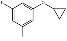 3,5-二氟苯基环丙基醚 结构式