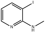 3-碘-2-(甲氨基)吡啶 结构式