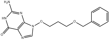 2-氨基-9-(3-(苄氧基)丙氧基)-9H-嘌呤-6-醇 结构式