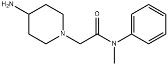 2-(4-aminopiperidin-1-yl)-N-methyl-N-phenylacetamide 结构式