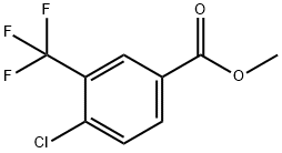 甲基 4-氯-3-(三氟甲基)苯酸盐 结构式