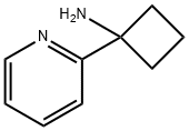 1-(吡啶-2-基)环丁胺 结构式