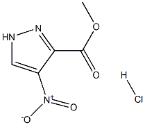 methyl 4-nitro-1H-pyrazole-3-carboxylate hydrochloride 结构式