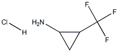 2-(trifluoromethyl)cyclopropan-1-amine hydrochloride 结构式