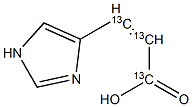 cis-Urocanic Acid-[13C3] 结构式