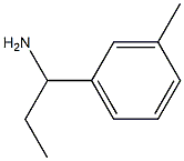 1-(间甲苯基)丙-1-胺 结构式