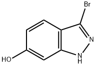 3-溴-6-羟基吲唑 结构式