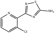 3-(3-氯吡啶-2-基)-1,2,4-噻二唑-5-胺 结构式