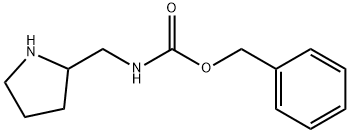 2-(Cbz-Aminomethyl)pyrrolidine 结构式