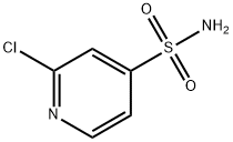 2-氯吡啶-4-磺酰胺 结构式