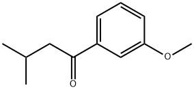 1-(3-甲氧基苯基)-3-甲基丁-1-酮 结构式