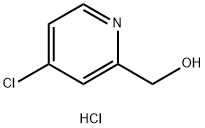 4-氯-2-吡啶甲醇盐酸盐 结构式