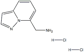 吡唑并〔1,5-A]吡啶-7-甲胺盐酸盐 结构式