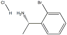 (S)- 1 -(2-溴苯基)乙胺盐酸盐 结构式