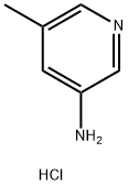 3-氨基-5-甲基吡啶盐酸盐 结构式