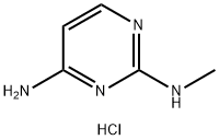 2-甲氨基-4-氨基嘧啶盐酸盐 结构式