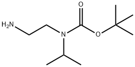 (2-氨基乙基)异丙基氨基甲酸叔丁酯 结构式