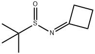 N-CYCLOBUTYLIDENE-2-METHYLPROPANE-2-SULFINAMIDE 结构式