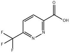 6-(TRIFLUOROMETHYL)PYRIDAZINE-3-CARBOXYLICACID 结构式