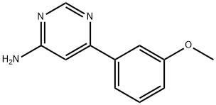 6-(3-Methoxyphenyl)pyrimidin-4-amine 结构式