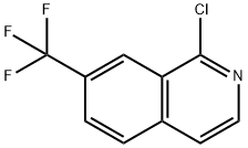 1-氯-7-三氟甲基-异喹啉 结构式