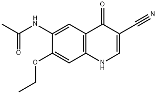 N-(3-CYANO-7-ETHOXY-4-OXO-1,4-DIHYDROQUINOLIN-6-YL)ACETAMIDE;INTERMEDIATE 1 结构式