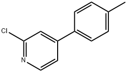 2-氯-4-(4-甲基苯基)吡啶 结构式