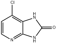 ;7-氯-1,3-二氢-2H-咪唑并[4,5-B]吡啶-2-酮 结构式