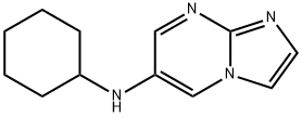 N-cyclohexylimidazo[1,2-a]pyrimidin-6-amine 结构式