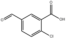 2-chloro-5-formylbenzoic acid 结构式