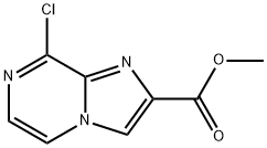 8-氯咪唑并[1,2-A]吡嗪-2-羧酸甲酯 结构式