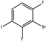 2-溴-1,3-二氟-4-碘苯 结构式