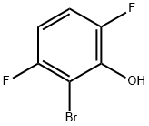 2-Bromo-3,6-difluorophenol 结构式