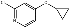 2-Chloro-4-cyclopropoxypyridine 结构式
