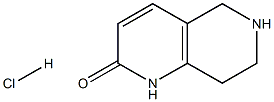 5,6,7,8-四氢-1,6-萘啶-2(1H)-酮盐酸盐 结构式