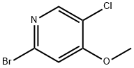 2-溴-5-氯-4-甲氧基吡啶 结构式